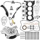 HS26515PT Head Gasket Timing Chain Kit with Head Bolts Water Pump Fit for Toyota Corolla 1.8L 2009-2015, for Matrix 1.8L 2009-2014, for Scion Xd 1.8L 2008-2014, Replace 13506-0T020, 13540-0T020