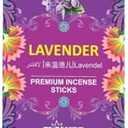 Chakra Lavender Incense Sticks – Pack of 6 (120 Sticks Total) | Natural Hand-Rolled Aromatherapy Sticks for Relaxation, Meditation & Air Purifying