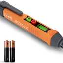 PT199 Natural Gas Leak Detector with Audible & Visual Alarm, Portable Gas Sniffer to Locate Combustible Sources Like Methane, Propane for Home(Includes Battery x2)-Orange