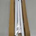 AIZESI 2pcs Spring Tension Curtain Rod 28 to 48 Inch,White Tension Rod Adjustable Curtain Rod Non Slip Curtain Tension Rod No Drill Spring Curtain Rod for Window?Bathroom?Doorway