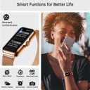 Health Fitness Tracker, Smart Watch with 24/7 Heart Rate and Blood Oxy-gen Monitor, Sleep Tracker with IP68 Waterproof, Activity Tracker Pedometer Step Counter for Women Men