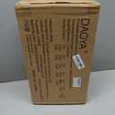 DAOYA Corner Shower Caddy Tension Pole - Adjustable 4-Tier Shower Shelf Stainless Steel Corner Tension Rod Bathroom Organizer Shampoo Holder with Soap Holders & Hooks for Bath, Tub, Floor Space Saving (Bronze)