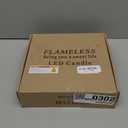 Flameless LED Candles with Timer 5 Pc Flickering Flameless Candles for Romantic Ambiance and Home Decoration Stable Acrylic Shell,with Embedded Star StringBattery Operated CandlesGrey