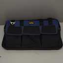 FASTECH 22in Heavy Duty Bottom Tools Bag With Wide Mouth For Tool Storage, Carrier and Organizer, Tote Bag for Men/Women, Wide Mouth Tool Bags With Inside Pockets (22 Inch)