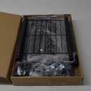 Sywhitta Clothing Rack on Wheels with Mesh Storage Shelf & Sturdy Metal Frame, Rolling Garment Rack for Hanging Clothes, Coats, Skirts, 39.76" L x 16" W x 64.56" H,Black