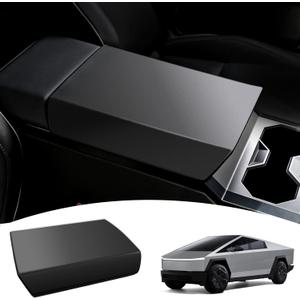 Center Console Armrest Cover for Tesla Cybertruck 2024, TPE Scratch Resistance Armrest Protector fit Cybertruck Accessories