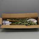 6FT Tall Faux Olive Tree with Dew-Like Leaves  Indoor Decorative Artificial Plant with Silk Green Foliage