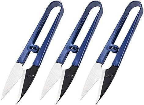 Beaditive Sewing Scissors (1-Piece) High-Carbon Steel Thread, Yarn, Embroidery Clippers | Handheld Snippers for Arts, Crafts, and DIY Projects | Multipurpose Use Navy Blue