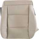 GXARTS Driver Side Bottom Replacement Leather Seat Cover Ivory Tan Compatible with Toyota Land Cruiser 1998 1999 2000 2001 2002 2003 2004 2005 2006 2007