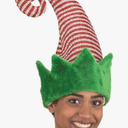 Elf Striped Hat Red White Green Adult Children