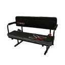 YUTRAX Universal Mount UTV Jump Seat, UTV Accessory, Increase Seating Capacity, Heavy-Duty Steel Frame, Padded Seat & Backrest, Seat Flips Up, Easy to Assemble