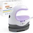 HTVRONT Heat Press Mini Heat Press Machine, Small Heat Press Portable Iron Press Machine for T Shirts, Hats, Heating Transfer Projects (Lavender Purple)