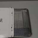 TeamFar Cookies Sheet with Rack, 16 x 12 x 1 Inch Stainless Steel Baking Sheet Tray Pans with Grid Wire Racks for Cooling Baking Roasting, Non-Toxic & Heavy Duty, Dishwasher Safe, 2 Pans + Racks