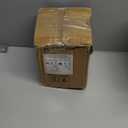 DECORKEY Set of 1 Battery Operated Lamp LED Table Lantern, Brown Metal Cage Cordless Lamps with LED Bulb，Vintage Decorative Outdoor Lantern for Weddings, Parties, Patio, Events for Indoors Shelf Decor