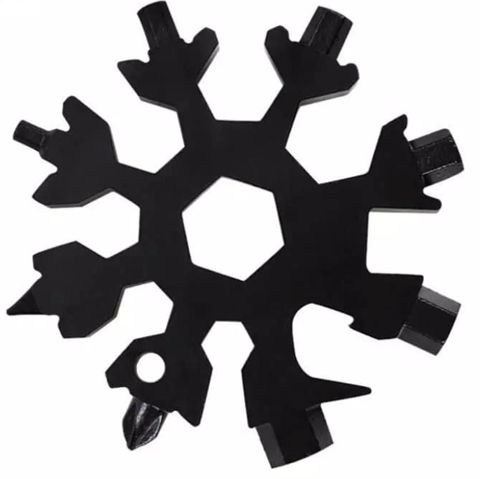 Multi-use Tool 3 Pack, Snowflake Hand Tools Christmas Gifts for Men Dad Husband Outdoors Camping Portable Bottle Opener