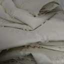 eachope No Hook Boho Farmhouse Shower Curtain with Snap-in Fabric Liner set-36Wx74H(72H),Cream Tufted Chevron Striped Hotel Grade Cloth Shower Curtains for Bathroom with Window,Water Repellent