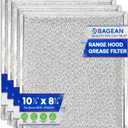 Bagean Stove Hood Vent Filter 10.5" x 8.75" 97006931 Compatible with Broan Range Hood Filter Replacement BP29 - Fit's Nutone Kitchen Exhaust Fan - Blocks Grease & Filters Over Oven Air (4-Pack)