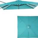 COWVIE Umbrella Canopy Replacement for 8 Ribs Patio Umbrella, Outdoor Table Parasol Replacement for Yard, Canopy Only