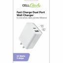 CellCandy Fast Charge Dual Port Wall Charger