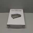 EasyPAG Paper Organizer for Desk 2 Tier Stackable Paper Tray for A4 Legal Size Folders Metal File Storage Desktop Organizer for Home Office School Teacher, Gold