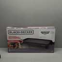 BLACK+DECKER 8-Serving Electric Griddle, GD2051B, Non-Stick Cooking Surface, Warming Tray, Removable Drip Tray, Family Sized