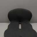 Buttocks Cushions Office Chair Cushion with Backrest (Classic Black)