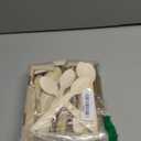 Disposable Wooden Cutlery Set - 100% Home Compostable - 100 Mix - (40 Forks, 40 Spoons and 20 Knives) 6.5", Bamboo Utensils Alternative, Eco-Friendly, Organic, Sustainable and Carbon Neutral Certified
