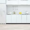 Raycity Rubber Baseboard Trim - 4 Inch x 20 Feet Vinyl Base Cove molding, Peel and Stick Baseboard Self Adhesive Wall Base Molding Trim Floor Baseboard molding Corner Rubber Moulding Trim (Black)