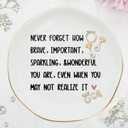 Jewelry Dishes for Women  Spiritual and Inspirational Gifts with Heartfelt Message, Jewelry Tray for Coworkers, Employees, Bosses, Managers, or Nurses