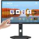 22 Inch USB-C Touchscreen Monitor Height/Pivot/Swivel/Tilt Adjustable VA