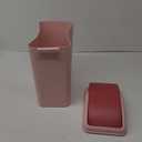 Nicesh 4.5 Gallon Trash Can with Swing Lid, Plastic Swing Top Trash Can (Pink)