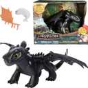 DreamWorks Dragons How to Train Your Dragon, Tame & Train Interactive Toothless with 60 Sounds & Reactions, Kids Toys for Boys & Girls Ages 4 & up, One Size