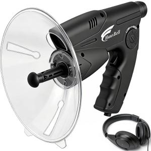 HAUSBELL Outdoor Adventure Kit Parabolic Listening Device for Nature Exploration, Bionic Ear with 8X Monocular & Headphones, Bird Watching & Sound Amplifier for Anyone Ages 6-80
