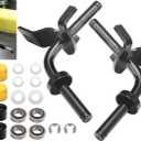 532403087 532403088 Front Axle Steering Spindles & Front Wheel Bearing RH/LH 596873701 596873601 Compatible with Craftsman Poulan Husqvarna Replace 403087 194743 403088 194744