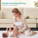 Paruu P20 Hands-Free Wearable Electric Breast Pump - 4 Modes & 12 Suction Levels, 19/21/24mm Double-Sealed Flanges, Visible Milk Volume & Pumping Time, Lightweight Portable (2 Pack, Light Green)