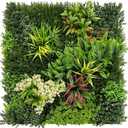 TTTM Artificial Greenery Hedge Panel, Grass Wall Decor: 20"x20" 12 Pcs