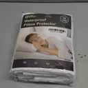 CoolShields Pillow Protector (2 Pack) Standard – Waterproof Zippered Pillow Covers, Hypoallergenic, Premium Pillowcase Encasement for Better Sleep