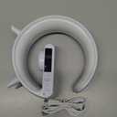 2025 New Mini LED Table Lamp, Wireless Charging Atmosphere Lamp, Bluetooth Speaker, Dimmable Night Light, Bedside Lamp, Alarm Clock for Christmas Gifts (White)