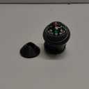 Car Compass Ball with Bottom Stick, Compass for Car Dashboard, Adjustible and Night Vision Car Digital Compass Dashboard for Find Direction, Car Dash Accessories for Boat Car Truck SUV (Black)