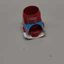 Valterra F02-3101 RV Drain Hose Connection EZ Coupler Valve Adapter , Red