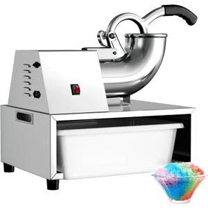 VNN Commercial Shaved Ice Machine - Electric Snow Cone Machine, Suitable for Party Activities, Family Gatherings, Events