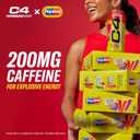 C4 Energy Drink x Popsicle Variety Pack, Carbonated Sugar Free Pre Workout Performance Drink with no Artificial Colors or Dyes, 3 Flavors - Grape, Hawaiian Pineapple, and Cherry, 16 Oz, Pack of 12 (EXP 01/01/26)