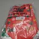 Wesnoy 48 Pcs Christmas Dog Gift Bags Bulk 10 x 8 x 4 Inch Paw Prints Reusable Non Woven Christmas Party Favors Goodies Bags Puppy Candy Treat Totes with Handles for Holiday Pet Animal Party Supplies (Red Green)