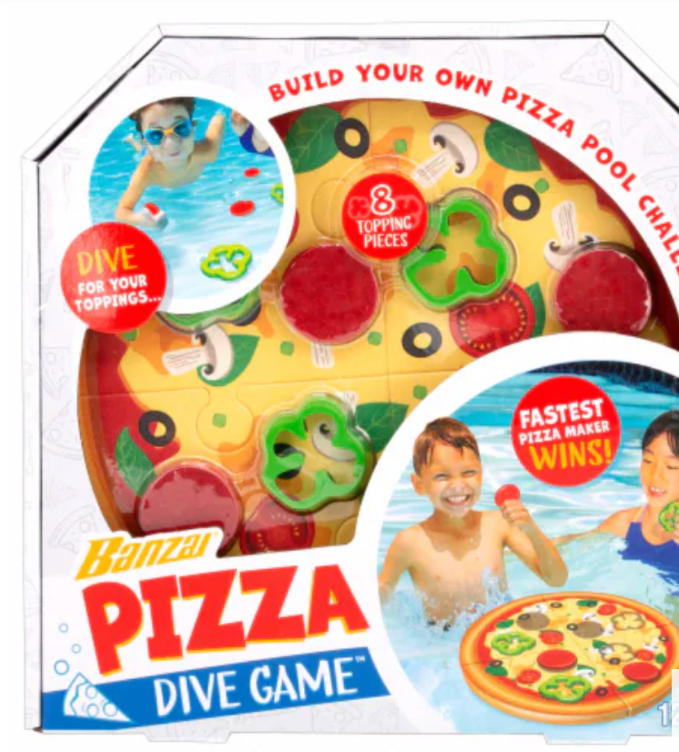 BANZAI PIZZA DRIVE GAME, Pack of 2