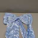 Bow Decor Large Bow for Room, Coquette Giant Ribbon Tie for Birthday Party Backdrop Wall Decor(Sky Blue,24 x 18 Inches)