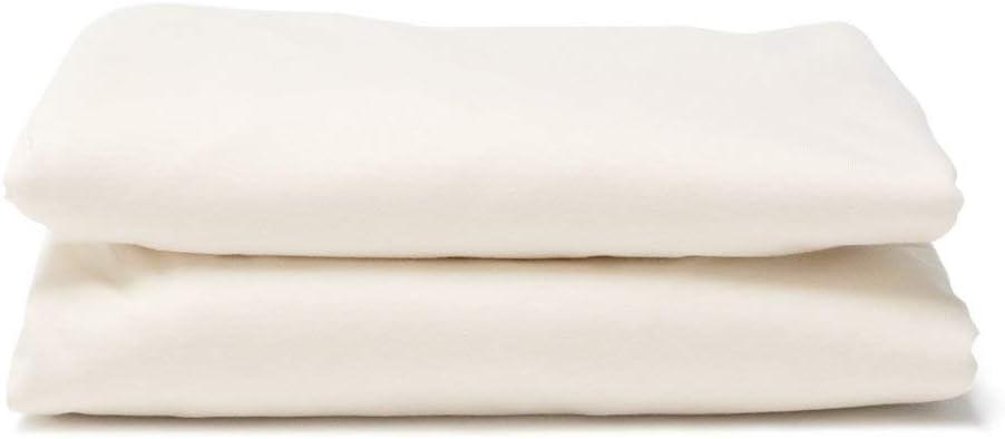 Happsy Organic Waterproof Mattress Protector Pad - Elastic Fitted Mattress Protector - Machine Washable Mattress Topper Breathable Fitted Cover for Queen Mattress - 60" x 80", 2 Pack