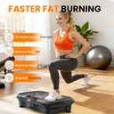 AXV Vibration Plate Fitness Platform Exercise Machine Vibrating Shaking Full Body Shaker Workout Vibrate Stand Shake Board Sport for Weight Loss Fat Burner for Gym Home Office