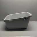 So Phresh Jumbo Enclosed Cat Litter Box Grey 23.4" L X 19.3" W X 18.5" H