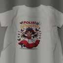 Polish Princess Cute Girl with Crown for Girls T-Shirt, White, 4T 