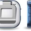 GOLFBUDDY Voice 3S+ Talking Golf GPS Rangefinder | Clip-On Hat GPS with Slope On/Off | Audio Distance to Front/Center/Back | 40,000 Courses | 18-Hour Battery | No Subscription Fees (Blue)